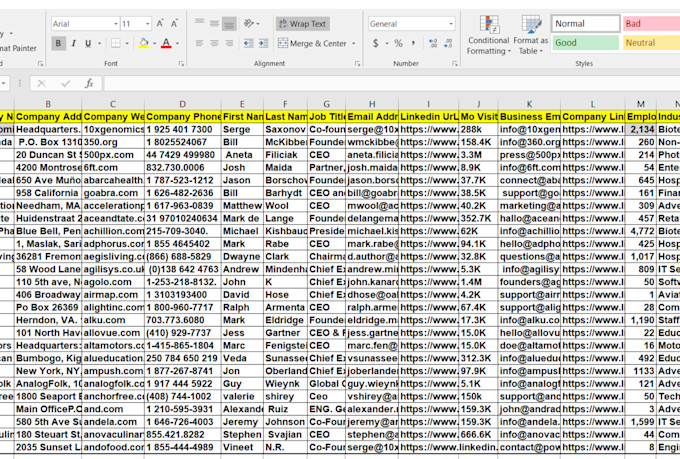 do b2b lead generation, linkedin lead, contact list and web research